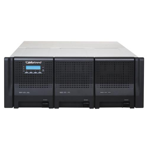 Система хранения данных Infortrend DS3060RE-B (2xCtrl, до 60xHDD, 2xSAS6G внеш. порт, 2x2GB, 4x1G порта iSCSI)