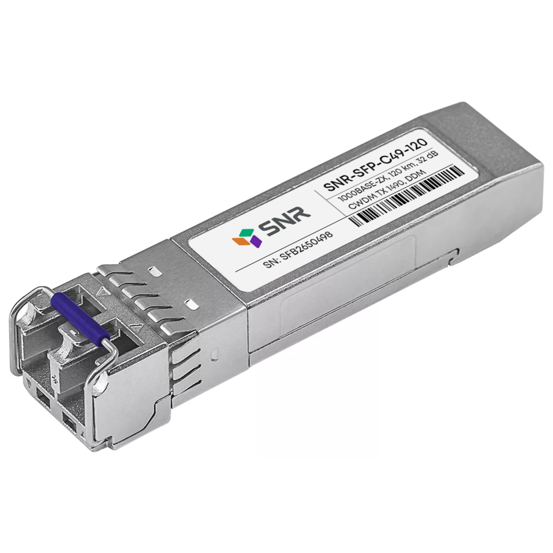 Модуль SFP CWDM оптический, дальность до 120км (32dB), 1490нм