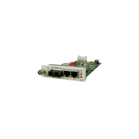 Карта 2xE1, 1xFE, встроенный трансивер для установки в шасси RC001-1