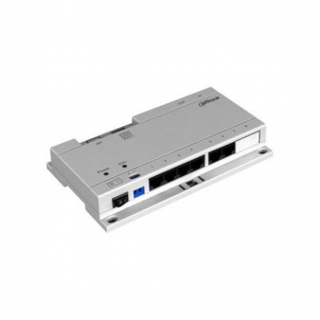 PoE коммутатор для видеодомофонии DAHUA DHI-VTNS1060A 6-портовый неуправляемый, стандарт dahua poe.