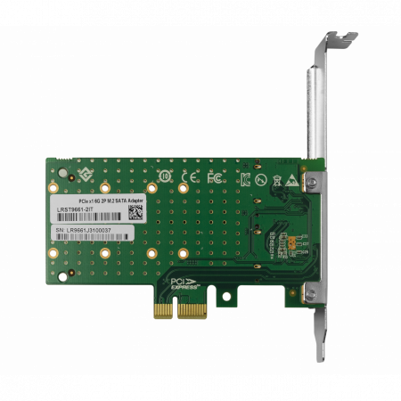 Переходной адаптер PCIe 2.0 x1 на 2xM.2 NVMe
