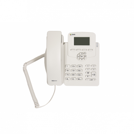 IP-телефон SNR-VP-52W без БП, поддержка PoE, белый цвет