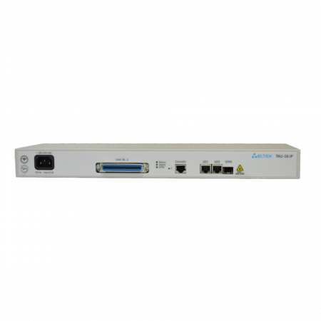 VoIP-шлюз TAU-16.IP-AC-S: 16xFXS, 3xRJ45-10/100/1000, SIP/H.323, 1U, AC 220V