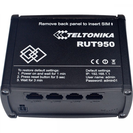 Промышленный Wi-Fi/4G маршрутизатор Teltonika RUT950