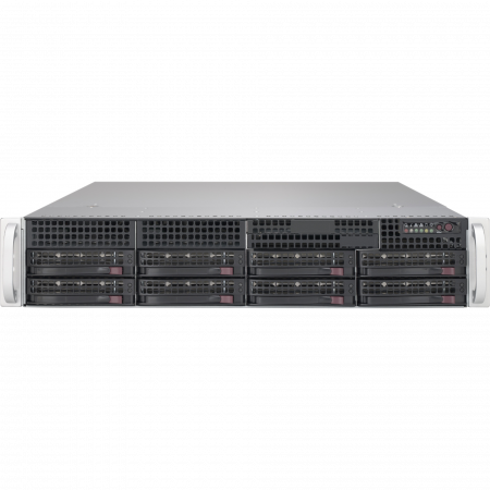 Платформа Supermicro 2U SYS-6029P-WTR, Два процессора Intel Xeon Scalable, DDR4, 8x3,5 HDD SATA, 2x1000Base-T