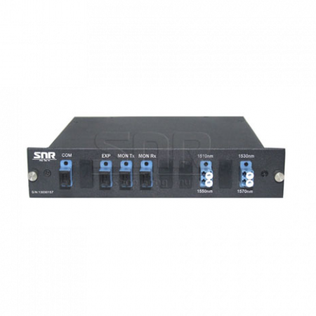 Мультиплексор CWDM одноволоконный 2-канальный, (trx:1550/1530, 1570/1510), Monitor, UPG