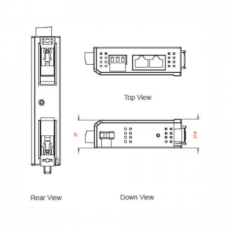 Устройство ввода/вывода, модуль ioLogik E1211 Ethernet 16 DO, MOXA