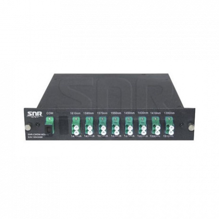 Мультиплексор CWDM одноволоконный 16-канальный для BIDI CWDM SFP (Tx/Rx:1310-1610нм), APC-полировка