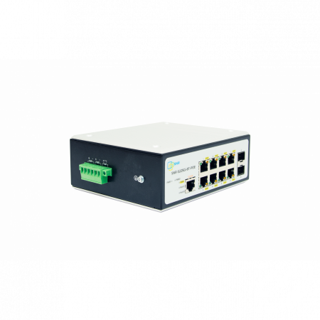 Управляемый промышленный POE коммутатор уровня 2 SNR-S225Gi-8T-POE