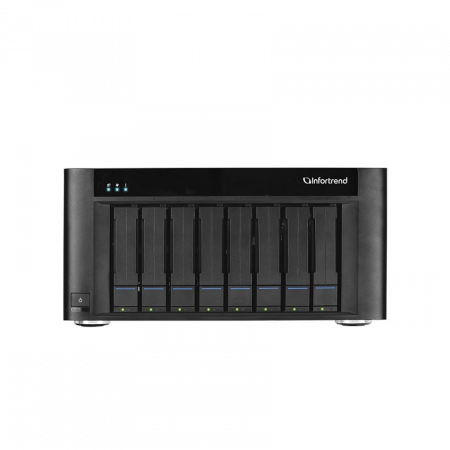 Система хранения данных Infortrend GSEP208-D (до 8xHDD, 2x4GB, 2x1G порта RJ45, 2x10G порта SFP+)
