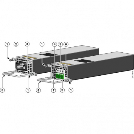 Блок питания Cisco ASR1001-PWR-DC