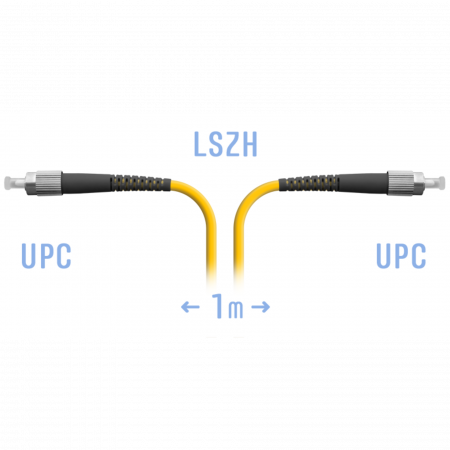 Патчкорд оптический FC/UPC SM  1m