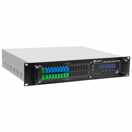 Оптический усилитель VERMAX для сетей КТВ, 2 входа, 16*22dBm выходов, PON фильтр