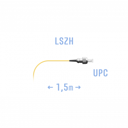 Пигтейл FC/UPC SM (0.9) 1,5 m