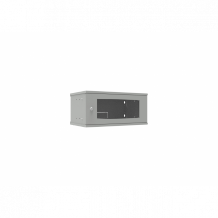 Шкаф телекоммуникационный настенный 4U, 523х300х234мм серия LITE (стеклянная дверь)