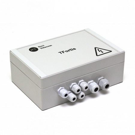 Уличный управляемый PoE коммутатор TFORTIS PSW-2G4F 4FE PoE +2 GB SFP порта, питание 220В, IP66