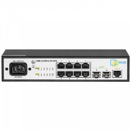 Управляемый коммутатор уровня 2 SNR-S2985G-8T-UPS