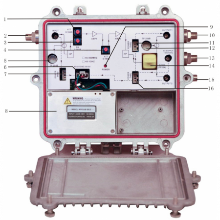 Усилитель кабельный абонентский SNR-HA-110-38