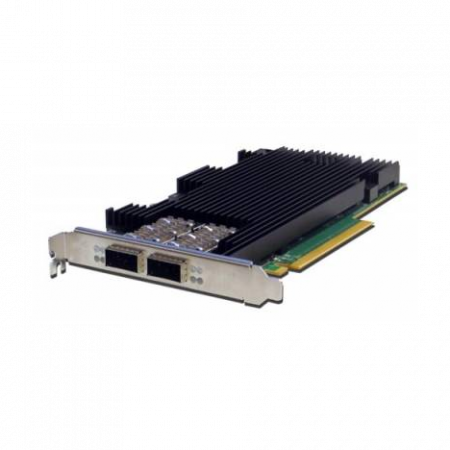 Сетевая карта 2 порта 10G/25G/40G/100GBaseX Content Director (QSFP28, Intel FM10420), Silicom PE3100G2DQiR-QX4 