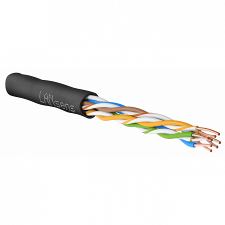 Кабель витая пара LANsens  UTP, 4 пары Cat.5e, PE, outdoor, master, 305м