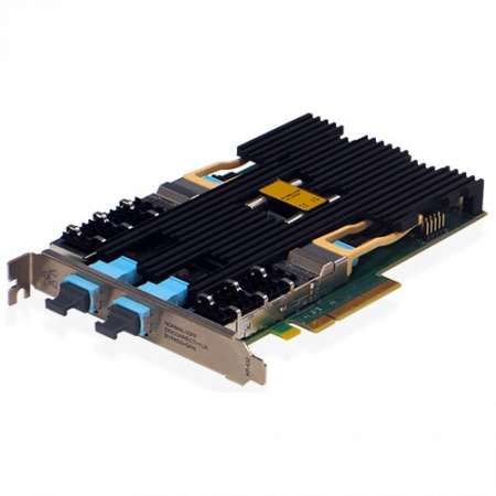 Сетевая карта 2 порта 40GBase-SR4 Bypass (MPO, XL710BM2), Silicom PE340G2BPI71-QS41