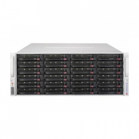 Платформа Supermicro 4U SSG-5048R-E1CR36L, Один процессор E5-2600v3/v4, Intel C612, DDR4, 36x3.5HDD, 2x2,5HDD, SAS3 via LSI 3008 (режим IR)