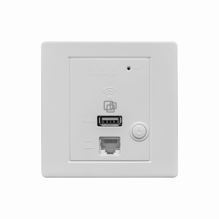 Точка доступа SNR-CPE-Wi2, wall-in, 220VAC, 802.11b/g/n, 2xFE RJ45, 1xUSB