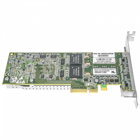 Сетевая карта 4 порта 10/100/1000Base-T Bypass (RJ45, Intel i350AM4), Silicom PE2G4BPi35LA-SD
