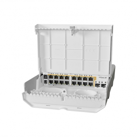 Коммутатор netPower 16P MikroTik CRS318-16P-2S+OUT