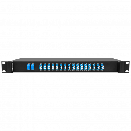 Мультиплексор DWDM двухволоконный 16-канальный, каналы 41~44, 46~49, 51~54, 56~59, 1U 19, пониженное затухание 