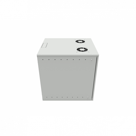 Шкаф телекоммуникационный настенный 12U, 523х600х599мм серия LITE (металлическая дверь)