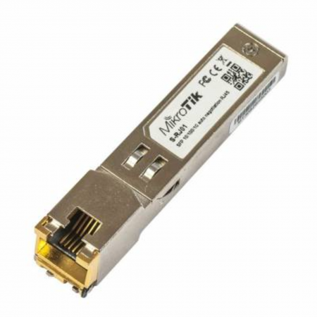Модуль Mikrotik SFP медный, 10/100/1000M, RJ45