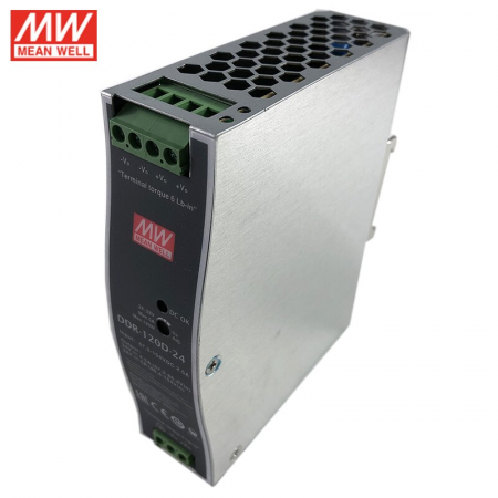DDR-120D-24, DC/DC преобразователь, 120Вт, вход 67,2-154В, выход 24В/5А Mean Well