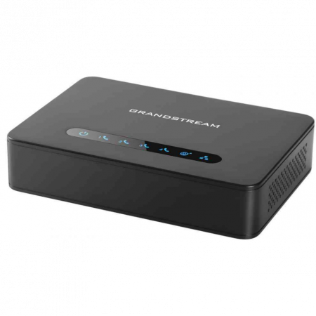 Grandstream HT814 - телефонный адаптер. 4xFXS, 1xLAN, 1xWAN, (1GbE)Gigabit Ethernet