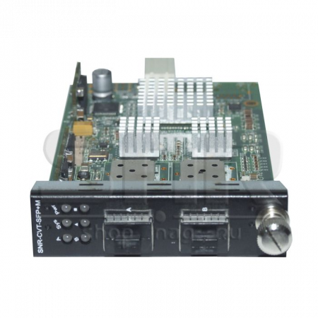 Медиаконвертерная карта SFP+/SFP+ 10G для установки в шасси SNR-CVT-CHASSIS-10G