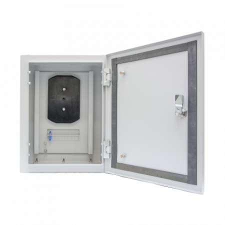 Универсальный уличный шкаф 400x300x200мм IP54, со сплайс кассетой