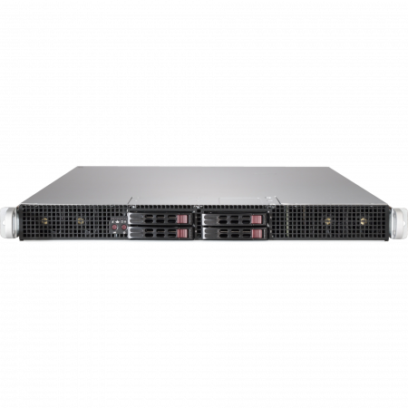 Платформа Supermicro 1U SYS-1029GP-TR, до двух процессоров Intel Scalable, DDR4, 4x2,5 HDD SATA, 2 порта 1000Base-T, до трех графических ускорителей