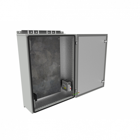 Настенный термошкаф 600x800x250 мм, IP65 (нагрев, контроль климата)