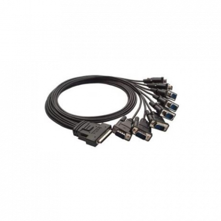 OPT-8D+ (CBL-M68M9X8) Разветвительный кабель для 8-портовых плат PCI Express, разъем DB9 папа MOXA