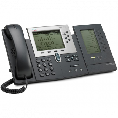 Блок расширения Cisco CP-7915 для телефонных аппаратов Cisco CP-7900 (некондиция, скол кнопки)