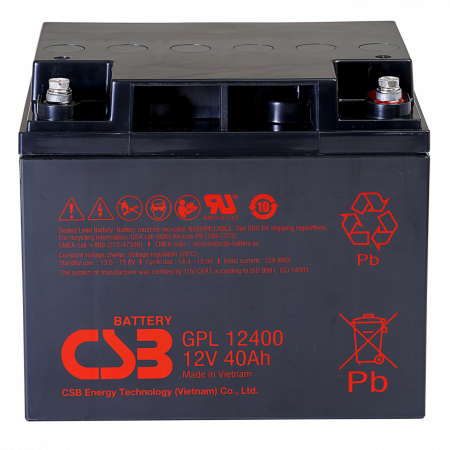 Аккумулятор CSB GPL12400 I