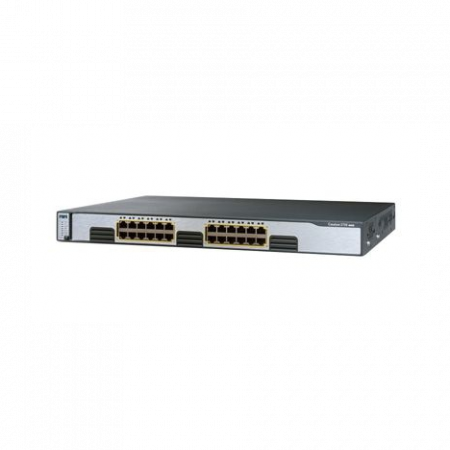 Коммутатор Cisco Catalyst WS-C3750G-24T-S (некондиция, 1 неисправный порт RJ-45)