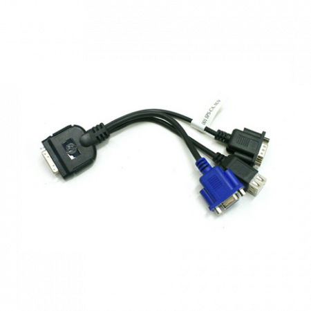 Кабель KVM для HP c-Class блейд систем, 2USB, VGA, COM