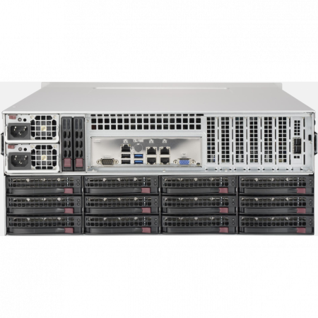 Платформа Supermicro 4U SSG-5048R-E1CR36L, Один процессор E5-2600v3/v4, Intel C612, DDR4, 36x3.5HDD, 2x2,5HDD, SAS3 via LSI 3008 (режим IR)