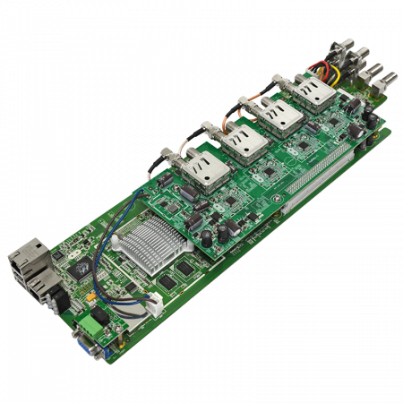 Модуль 4-тюнерного трансмодулятора QAM DMM-2400TM-30S2C на 4 DVB-C для цифровой ГС PBI DMM-1000