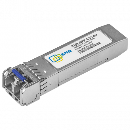 Модуль SFP CWDM оптический, дальность до 60км (25dB), 1310нм