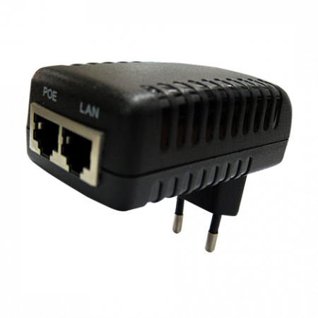 Инжектор NetPing 2x10/100Mbps 802.3af, PoE бюджет 15Вт