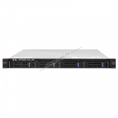 Серверная платформа SNR-SR1204R, 1U, E5-2600v4, DDR4, 4xHDD, резервируемый БП