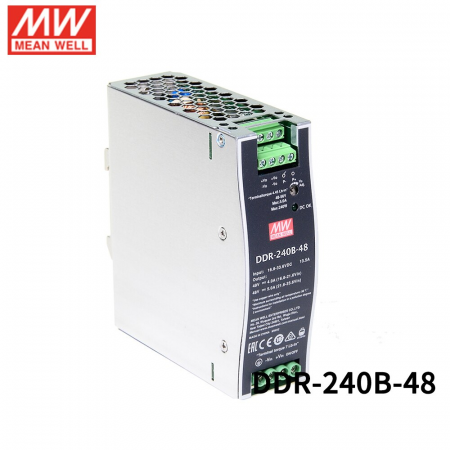 DDR-240D-48 Преобразователь: DC/DC; 240Вт; Uвх:67,2-154В; Uвых:48ВDC; Iвых:5А, Mean Well