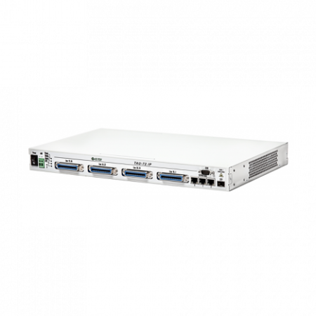 VoIP-шлюз TAU-72.IP: 72хFXS, 3хRJ45-10/100/1000, 2 слота для SFP, SIP/H.323, 1U, AC 220V